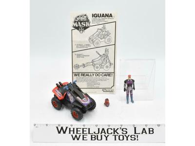 Iguana &amp; Lester Sledge 100% Complete M.A.S.K. Kenner 1986 Action Figure Vintage