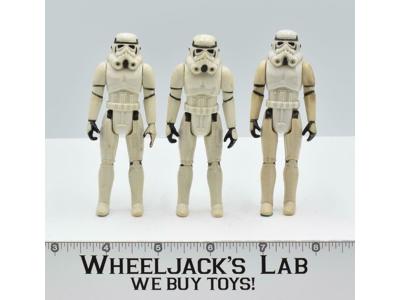 Lot of 3 Imperial Stormtroopers Star Wars 1977 Vintage Kenner Action Figure