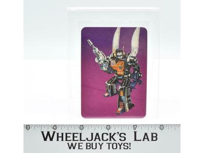 Kickback Card 113 Variant Color Transformers Action Trading Cards 1985 G1