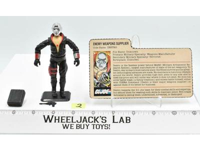 Destro #2 100% Complete GI Joe V1 ARAH Vintage Hasbro 1983 Action Figure
