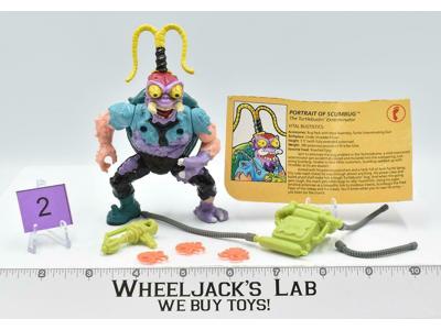 Scumbug #2 100% Complete Teenage Mutant Ninja Turtle TMNT 1990 Playmates Figure