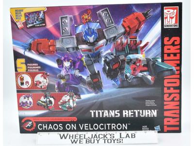 Chaos On Velocitron Titans Return Generations Transformers 2016 MISB