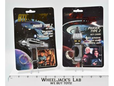 Phaser Type 2 Key Chain Star Trek Original &amp; Next Generation 1996 SEALED NEW