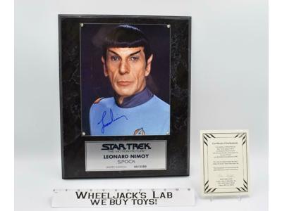 Spock Star Trek The Motion Picture AUTOGRAPHED Plaque #80 of 2500