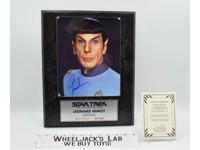 Spock Star Trek The Motion Picture AUTOGRAPHED Plaque #80 of 2500