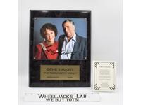Gene &amp; Majel Roddenberry Star Trek Limited Edition AUTOGRAPHED Plaque #471/2500