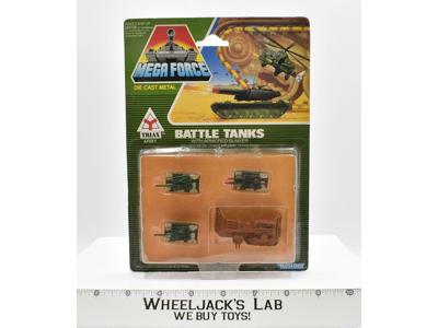 Battle Tanks W/Armored Bunker 1989 TRIAX Mega Force MOSC NEW Action Figure