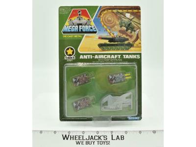 Anti-Aircraft Tanks W/Ramp Barricade 1989 V-ROCS Mega Force MOSC Action Figure