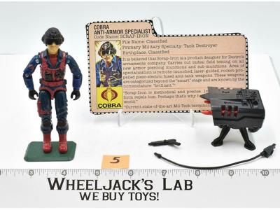 Scrap-Iron #5 V1 100% Complete GI Joe 1984 Action Figure Vintage Hasbro