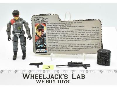 Low-Light #3 V1 GI Joe ARAH Vintage Hasbro 1986 Action Figure
