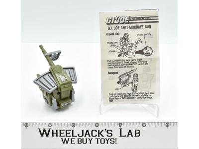 Anti-Aircraft Gun 100% Complete Motorized Action Pack WORKS GI Joe 1988 Hasbro