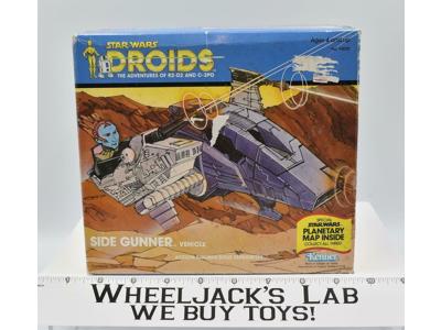 Side Gunner Vehicle w Box Complete Star Wars Droids ROTJ Kenner Vintage 1985