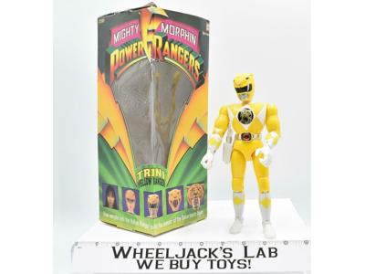 Trini Yellow Ranger Complete W Box MMPR Karate Action Power Rangers 1993 Bandai