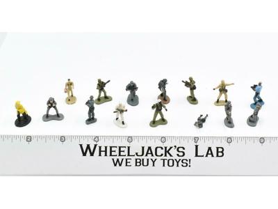 Lot of 15 Military Figures Vintage Galoob Micro Machines