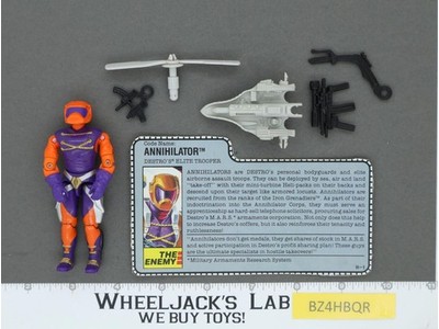 Annihilator V1 100% Complete 1989 G.I. Joe Hasbro Vintage Action Figure
