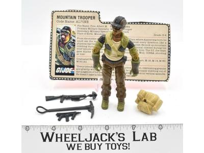 Alpine GI Joe V1 ARAH Vintage Hasbro 1985 Action Figure