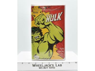 The Incredible Hulk Triple Feature Vol.1 VHS Tape BETA 1982 Prism Entertainment