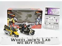 Sideways vs. Axer Set RID 100% Complete W/ Box 2001 Hasbro Transformers Figures