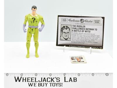 The Riddler 100% Complete Super Heroes 1989 ToyBiz DC Comics Action Figure