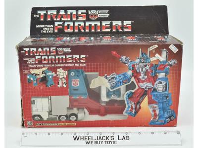 Ultra Magnus W Box 100% Complete 1986 Vintage G1 Transformers Action Figure