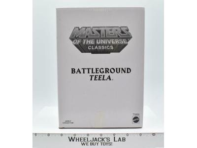Battlground Teela W/Mailer MOSC He-Man Masters of the Universe MOTUC Mattel