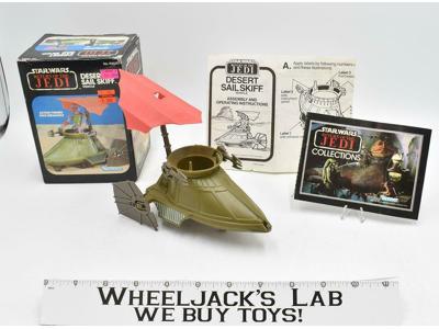 Desert Sail Skiff 100% Complete NEW MIB ROTJ 1983 Star Wars Vintage Kenner