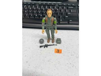 Grunt #3 V1 Straight Arms 100% Complete 1982 GI Joe ARAH Hasbro Vintage Figure