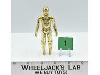 C-3PO #1 100% Complete Star Wars 1977 Kenner Vintage Action Figure No Repro