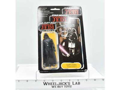 Darth Vader Autographed Signed Dave Prowse MOSC Star Wars 1983 Palitoy Vintage
