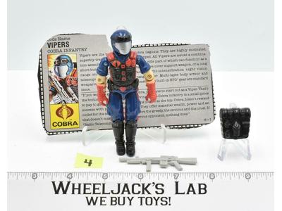 Vipers #4 V1 100% Complete ARAH 1986 GI Joe Hasbro Vintage Action Figure
