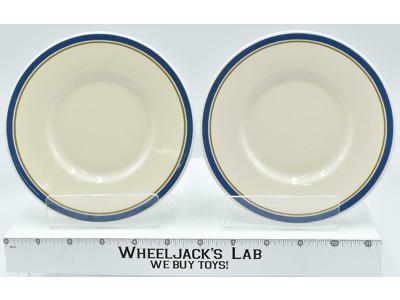 Star Trek Saucer Cup Plate X2 6" 1993 Pfaltzgraff