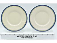 Star Trek Saucer Cup Plate X2 6" 1993 Pfaltzgraff