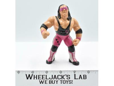 Bret Hart #2 Pink Heart Series 4 WWF Wresting Action Figure Hasbro 1991