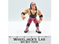 Bret Hart #2 Pink Heart Series 4 WWF Wresting Action Figure Hasbro 1991