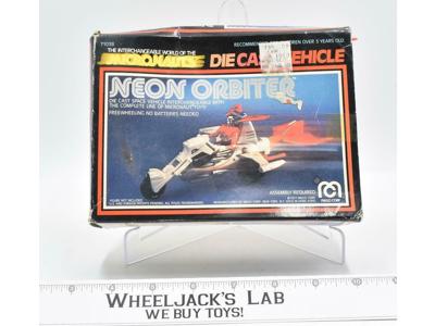 Neon Orbiter w Box &amp; Instructions Mego Micronauts Vintage Action Figure 1977
