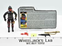 Iron Grenadiers #1 V1 Complete ARAH 1988 GI Joe Vintage Hasbro Action Figure