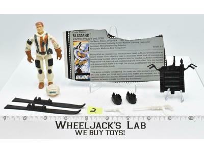 Blizzard #2 V1 100% Complete 1988 GI Joe ARAH Vintage Hasbro Action Figure
