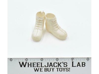 GI Joe Action Soldier White Boots Hasbro Accessory Vintage