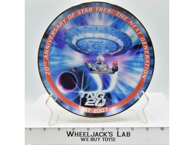 The Next Generation Craft 20th Anniversary Plate Star Trek 18/100 2007 CBS