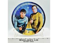 Captain Kirk &amp; Mr. Spock Plate The Original Series 22/100 CBS Studios 2006