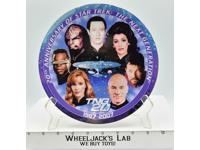 The Next Generation Crew 20th Anniversary Plate Star Trek 11/100 2007 CBS