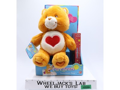 Tenderheart Bear W/ VHS Tape Care Bears 2002 Play Along NEW W/TAGS