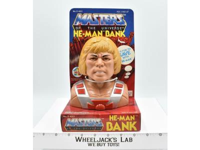 He-Man Bank 1984 He-Man MOB MOTU Masters of the Universe Vintage Mattel