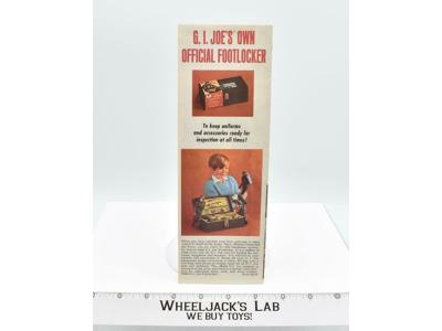 How to Uniform Your GI Joes Brochure Footlocker Box Paper GI Joe Hasbro Vintage
