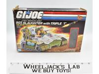 Sgt. Slaughter w/ Triple T Vehicle W/Box GI Joe 1986 Action Figure