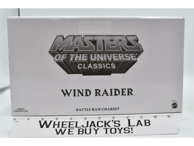 Wind Raider Battle Ram Chariot #1 MISB w/ Mailer He-Man 2011 MOTU Classics