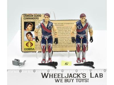 Tomax &amp; Xamot #5 V1 1985 GI Joe Vintage ARAH Hasbro Action Figure