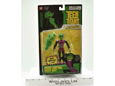Snake-Shifting Beast Boy MOSC NEW Teen Titans 2004 Bandai DC Super Heroes Figure