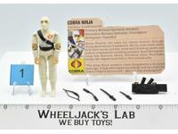 Storm Shadow #1 V1 100% Complete GI Joe ARAH Vintage Hasbro 1984 Action Figure
