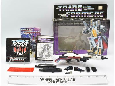 Ramjet MIB 100% Complete 1985 Vintage G1 Transformers Hasbro Action Figure